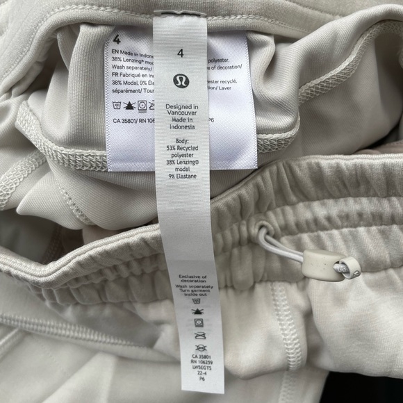Lululemon Softstreme High-Rise Pant *Full Length “Bone” NWT - Picture 5 of 8